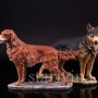 Фарфорвая статуэтка собаки Сеттер, Alka Kaiser, Германия, вт. пол. 20 в.