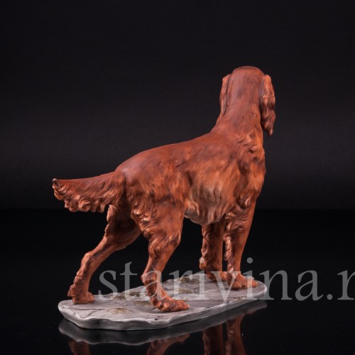 Фарфорвая статуэтка собаки Сеттер, Alka Kaiser, Германия, вт. пол. 20 в.