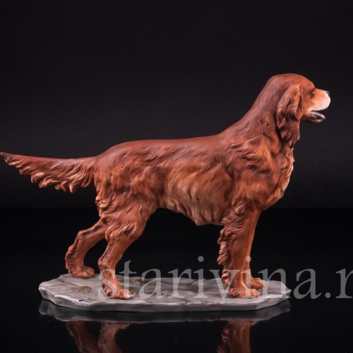 Фарфорвая статуэтка собаки Сеттер, Alka Kaiser, Германия, вт. пол. 20 в.