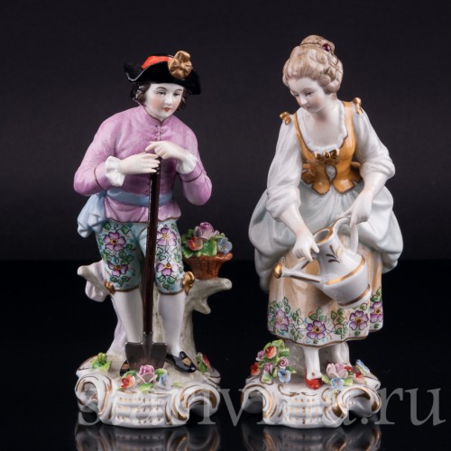 Садовники, Sitzendorf, Германия, сер. 20 в