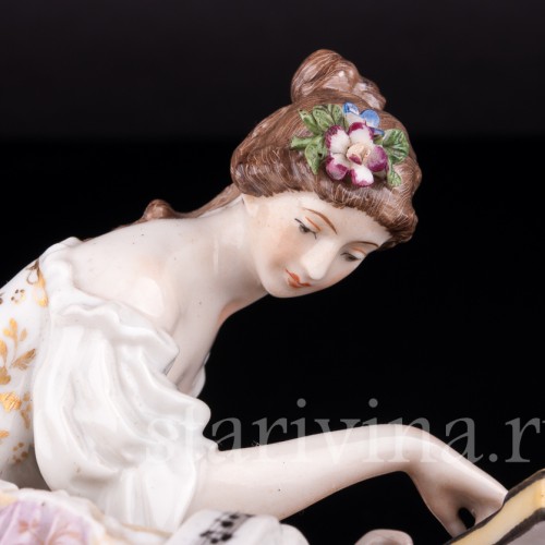 Девушка за клавесином, Volkstedt, Германия, 19 в