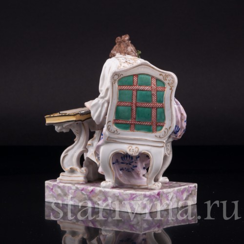 Девушка за клавесином, Volkstedt, Германия, 19 в