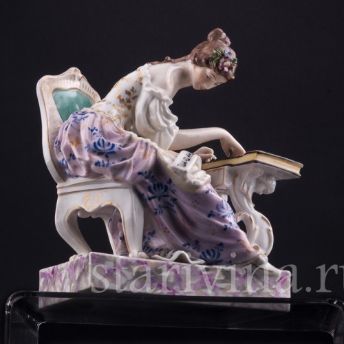 Девушка за клавесином, Volkstedt, Германия, 19 в