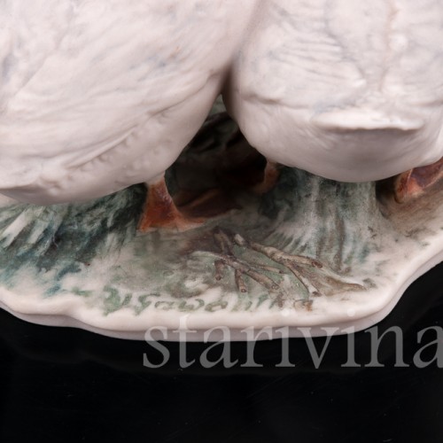 Пара белых уток, Alka Kaiser, Германия, до 1990 г