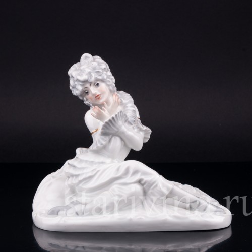 Фигурка танцовщицы из фарфора Балерина в стиле рококо, Rosenthal, Германия, 1919-35 гг.