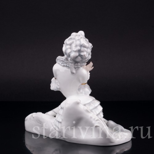 Фигурка танцовщицы из фарфора Балерина в стиле рококо, Rosenthal, Германия, 1919-35 гг.