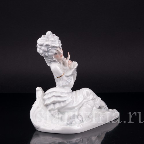 Фигурка танцовщицы из фарфора Балерина в стиле рококо, Rosenthal, Германия, 1919-35 гг.