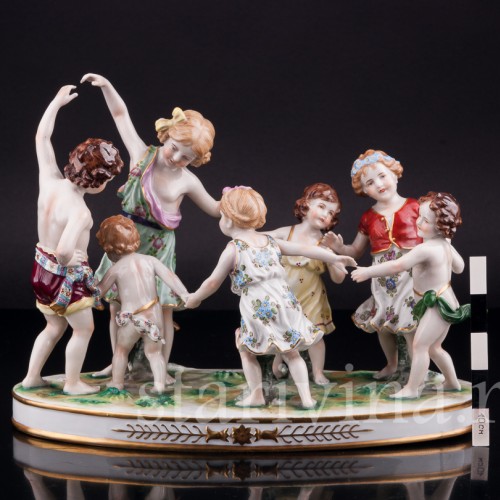 Играющие дети, Muller & Co, Германия, нач. 20 в