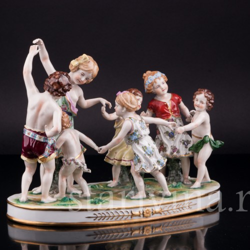 Играющие дети, Muller & Co, Германия, нач. 20 в