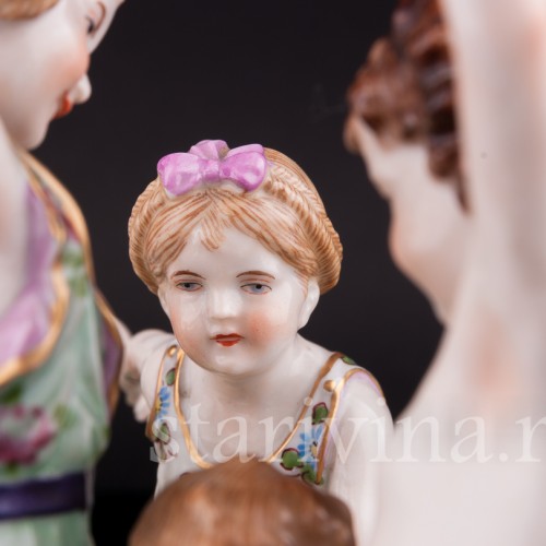 Играющие дети, Muller & Co, Германия, нач. 20 в