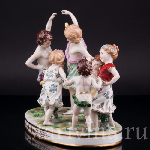 Играющие дети, Muller & Co, Германия, нач. 20 в