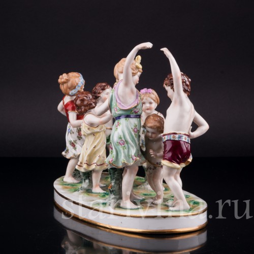 Играющие дети, Muller & Co, Германия, нач. 20 в