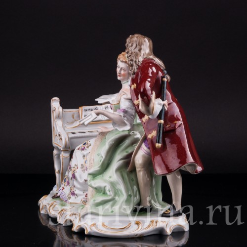 Пара у клавесина, Scheibe-Alsbach, Германия, сер. 20 в