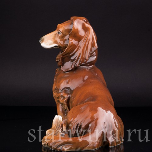 Фарфорвая статуэтка собаки Такса, Karl Ens, Германия, 1920-30 гг.