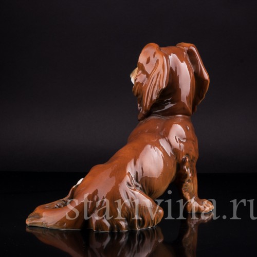 Фарфорвая статуэтка собаки Такса, Karl Ens, Германия, 1920-30 гг.