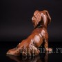 Фарфорвая статуэтка собаки Такса, Karl Ens, Германия, 1920-30 гг.
