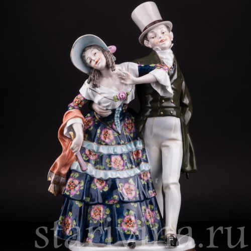 Прогуливающаяся пара, Heubach, Германия, 1919-1937 гг