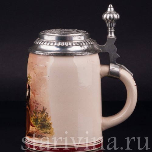 Пивная кружка "Мюнхенский мальчик", 1/2 л, Германия, нач. 20 в