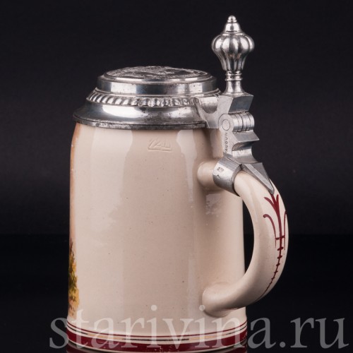 Пивная кружка "Мюнхенский мальчик", 1/2 л, Германия, нач. 20 в