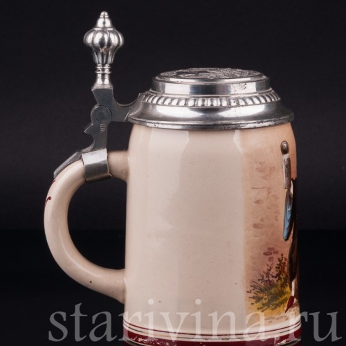 Пивная кружка "Мюнхенский мальчик", 1/2 л, Германия, нач. 20 в