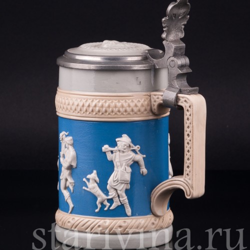 Пивная кружка Вакх, 1/2 л, Villeroy & Boch, Германия, 1930 г