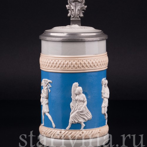 Пивная кружка Вакх, 1/2 л, Villeroy & Boch, Германия, 1930 г