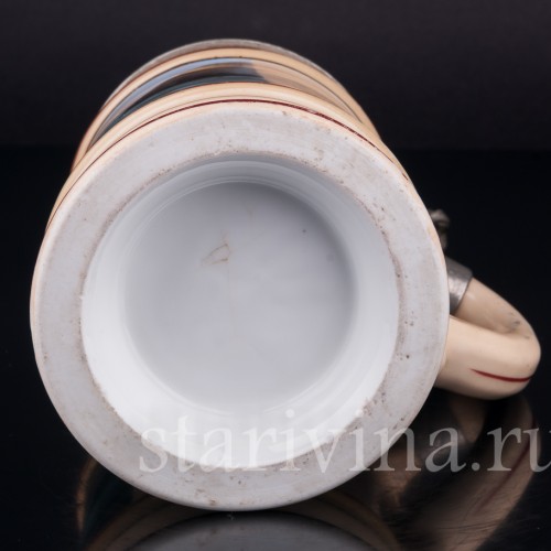 Пивная кружка "Рыбачка", 1/2 л, Германия, нач. 20 в