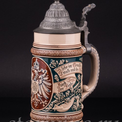 Пивная кружка "Орел", 1/2 л, Reinhold Merkelbach, Германия, нач. 20 в