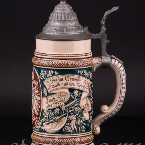 Пивная кружка "Орел", 1/2 л, Reinhold Merkelbach, Германия, нач. 20 в