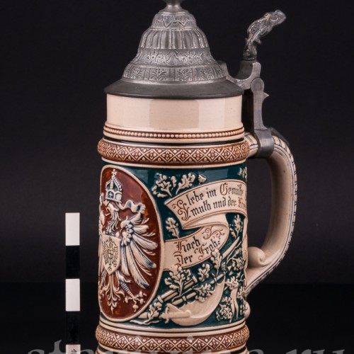 Пивная кружка "Орел", 1/2 л, Reinhold Merkelbach, Германия, нач. 20 в