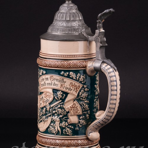 Пивная кружка "Орел", 1/2 л, Reinhold Merkelbach, Германия, нач. 20 в