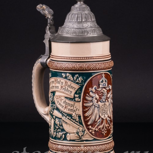 Пивная кружка "Орел", 1/2 л, Reinhold Merkelbach, Германия, нач. 20 в