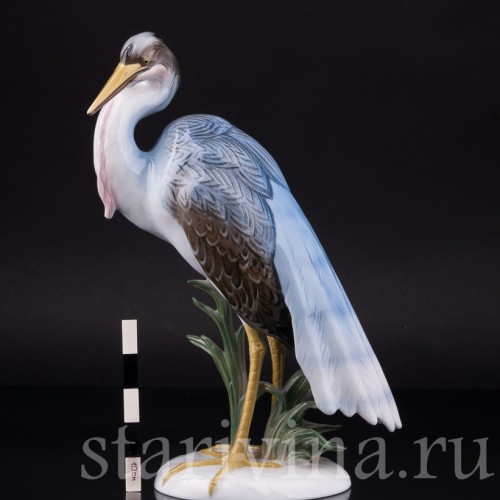 Серая цапля, Rosenthal, Германия, 1970 гг