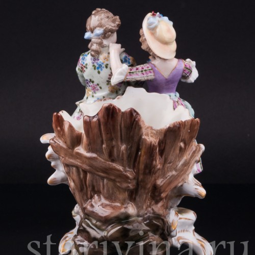 Пара с флейтой, Dressel, Kister & Co, Германия, нач. 20 в