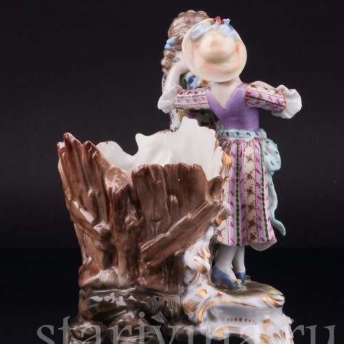 Пара с флейтой, Dressel, Kister & Co, Германия, нач. 20 в