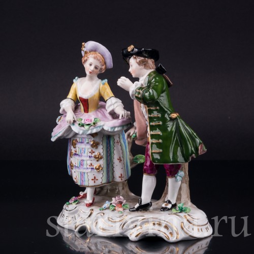 Танцующая пара, Sitzendorf, Германия, сер. 20 в