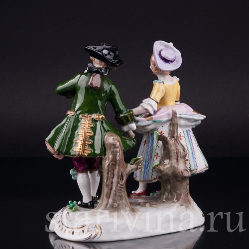 Танцующая пара, Sitzendorf, Германия, сер. 20 в