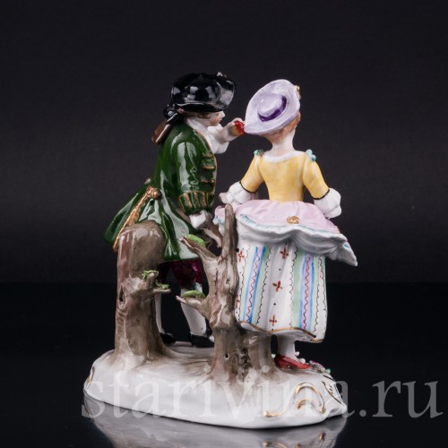 Танцующая пара, Sitzendorf, Германия, сер. 20 в