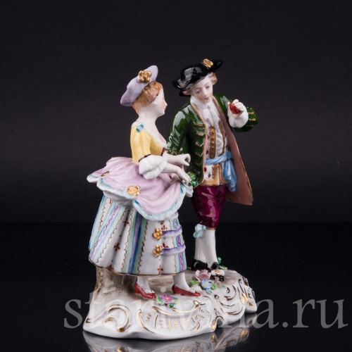 Танцующая пара, Sitzendorf, Германия, сер. 20 в