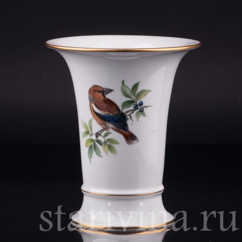 Ваза "Птица дубонос", Meissen, Германия, вт. пол. 20 в