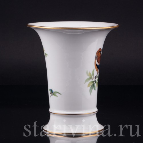 Ваза "Птица дубонос", Meissen, Германия, вт. пол. 20 в
