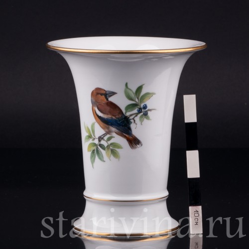 Ваза "Птица дубонос", Meissen, Германия, вт. пол. 20 в
