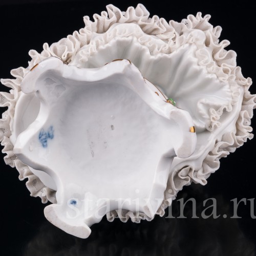 Девушка в бальном платье, кружевная, Muller & Co, Германия, нач. 20 в