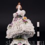 Девушка в бальном платье, кружевная, Muller & Co, Германия, нач. 20 в