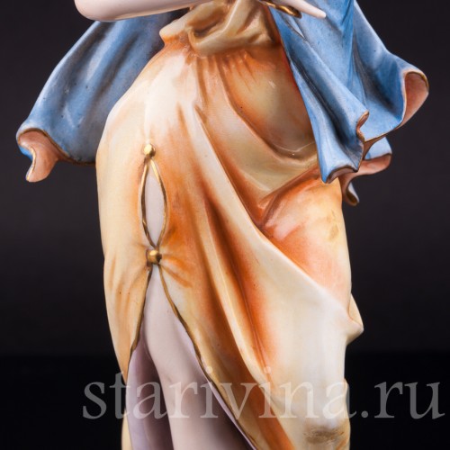 Девушка с чашей и виноградной гроздью, Volkstedt, Германия, 19 в