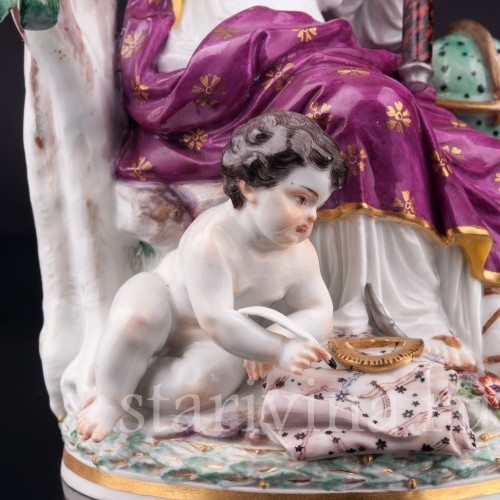 Урания с Амуром (муза астрономии), Meissen, Германия, нач. 20 в
