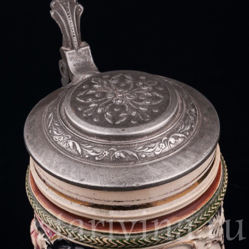 Кувшин и две кружки, JL Knoedgen, Германия, кон. 19 - нач. 20 вв