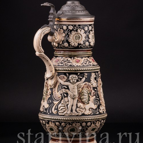 Кувшин и две кружки, JL Knoedgen, Германия, кон. 19 - нач. 20 вв