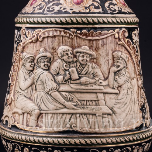 Кувшин и две кружки, JL Knoedgen, Германия, кон. 19 - нач. 20 вв