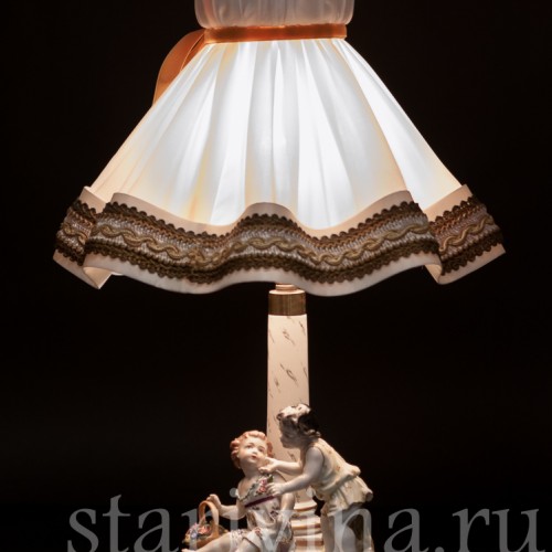 Дети, лампа, Volkstedt, Германия, нач. 20 в